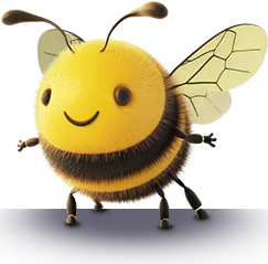 Sunny the bee, Match Foster Care mascot – Independent Fostering Agency in West Midlands with Match Foster Care