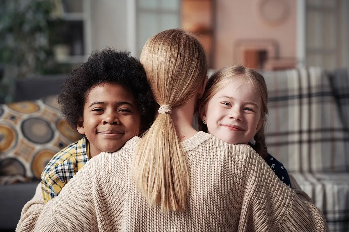 Foster children loving their mother – Short Term Fostering Types with Match Foster Care