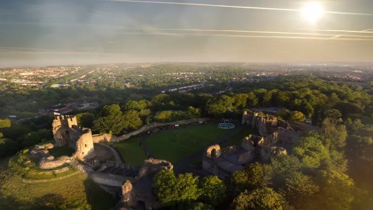 Dudley Castle, a historic castle located in Dudley, West Midlands. Match Foster Care Agency supply fostering services in this area.