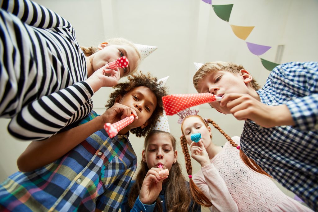 children during celebrations