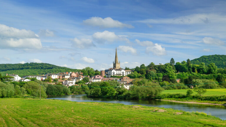 Ross-on-Wye, Herefordshire, where Mactch Foster Care provide children's fostering services.