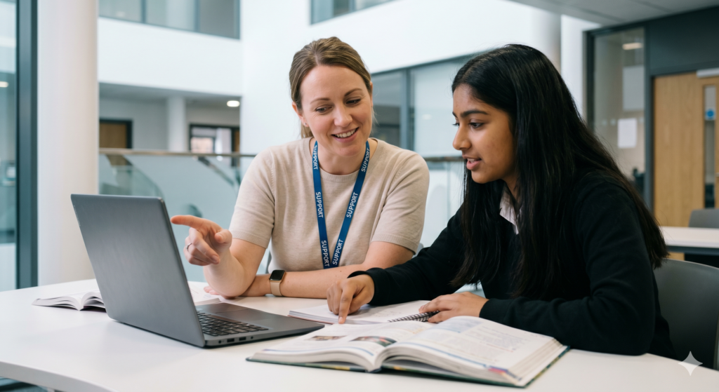 woman and carer training